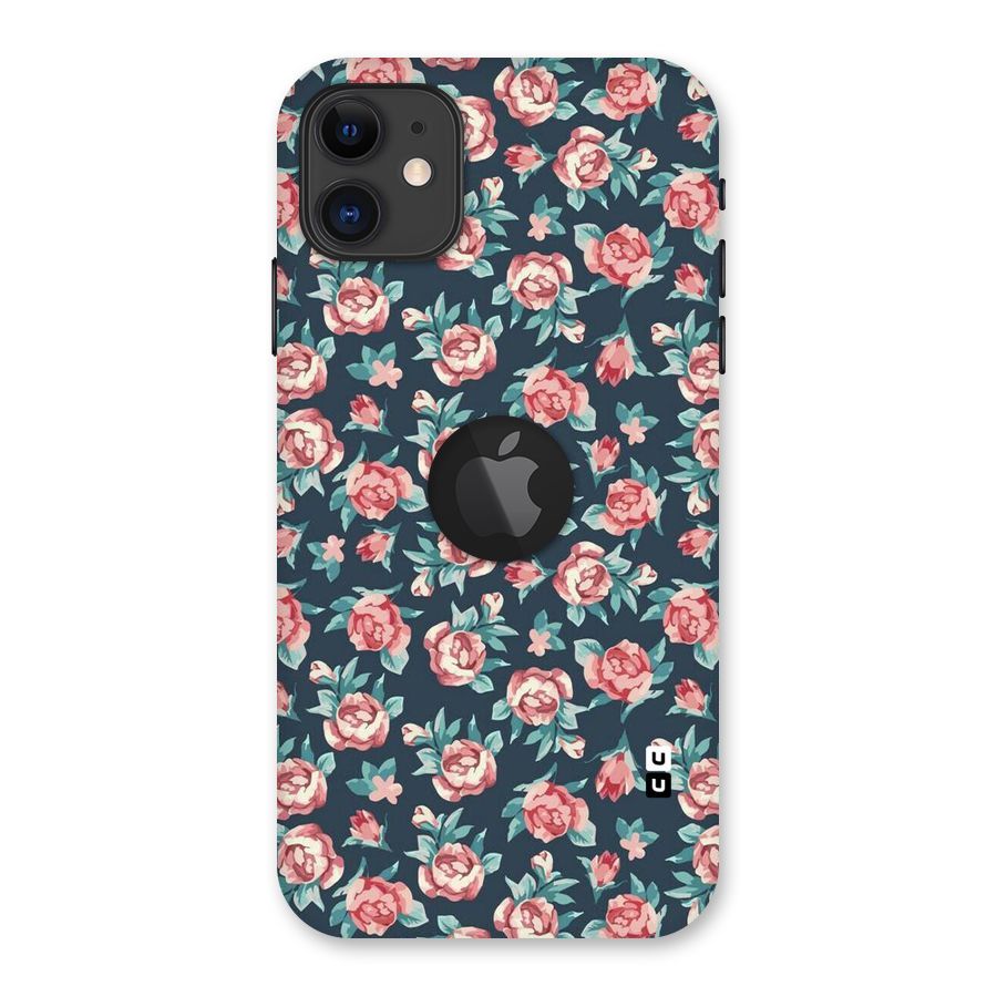 All Art Bloom Back Case for iPhone 11 Logo Cut