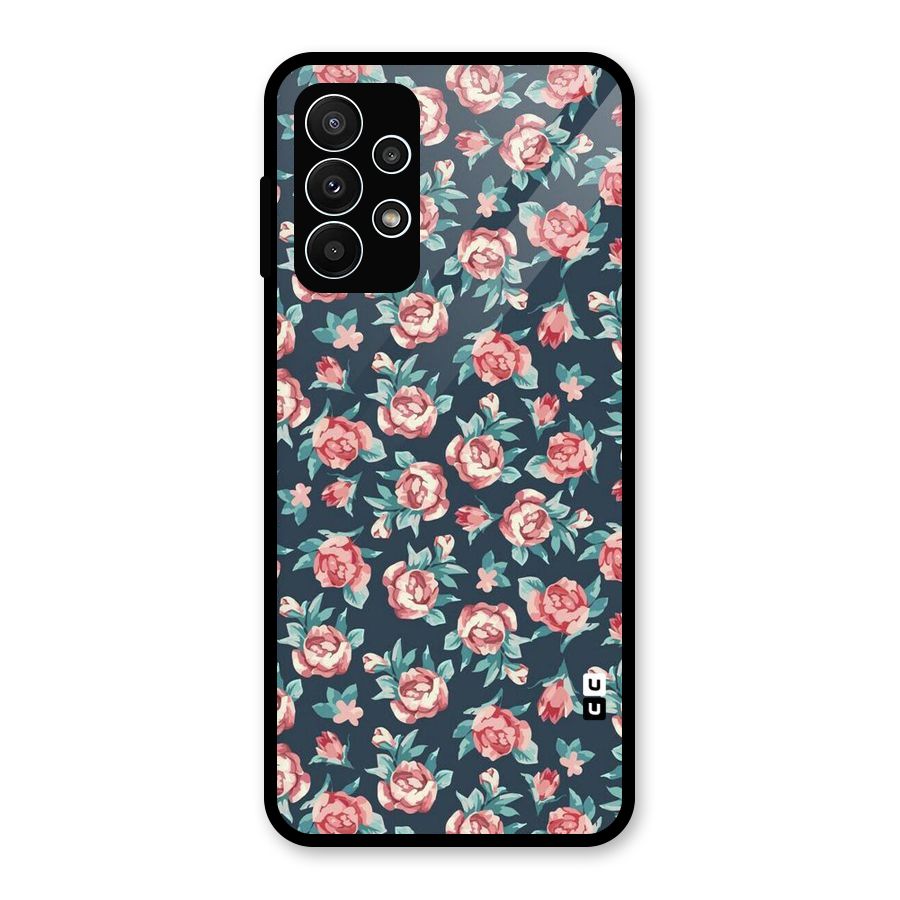 All Art Bloom Glass Back Case for Galaxy A23