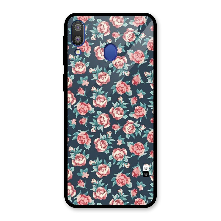 All Art Bloom Glass Back Case for Galaxy M20