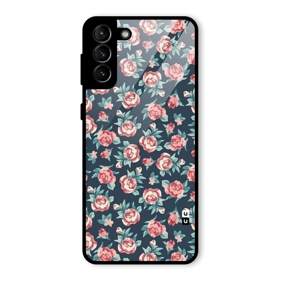 All Art Bloom Glass Back Case for Galaxy S21 Plus