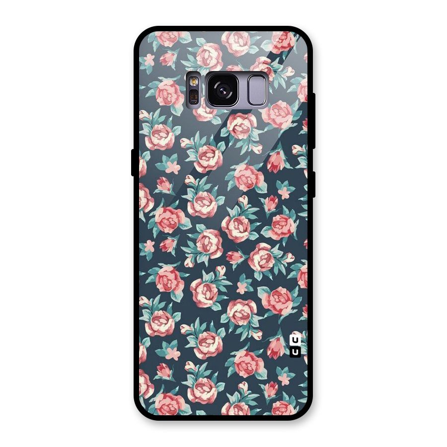 All Art Bloom Glass Back Case for Galaxy S8