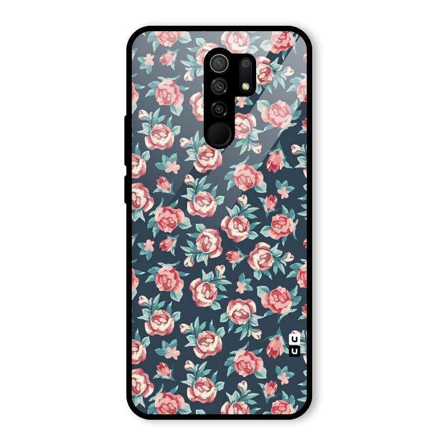 All Art Bloom Glass Back Case for Poco M2