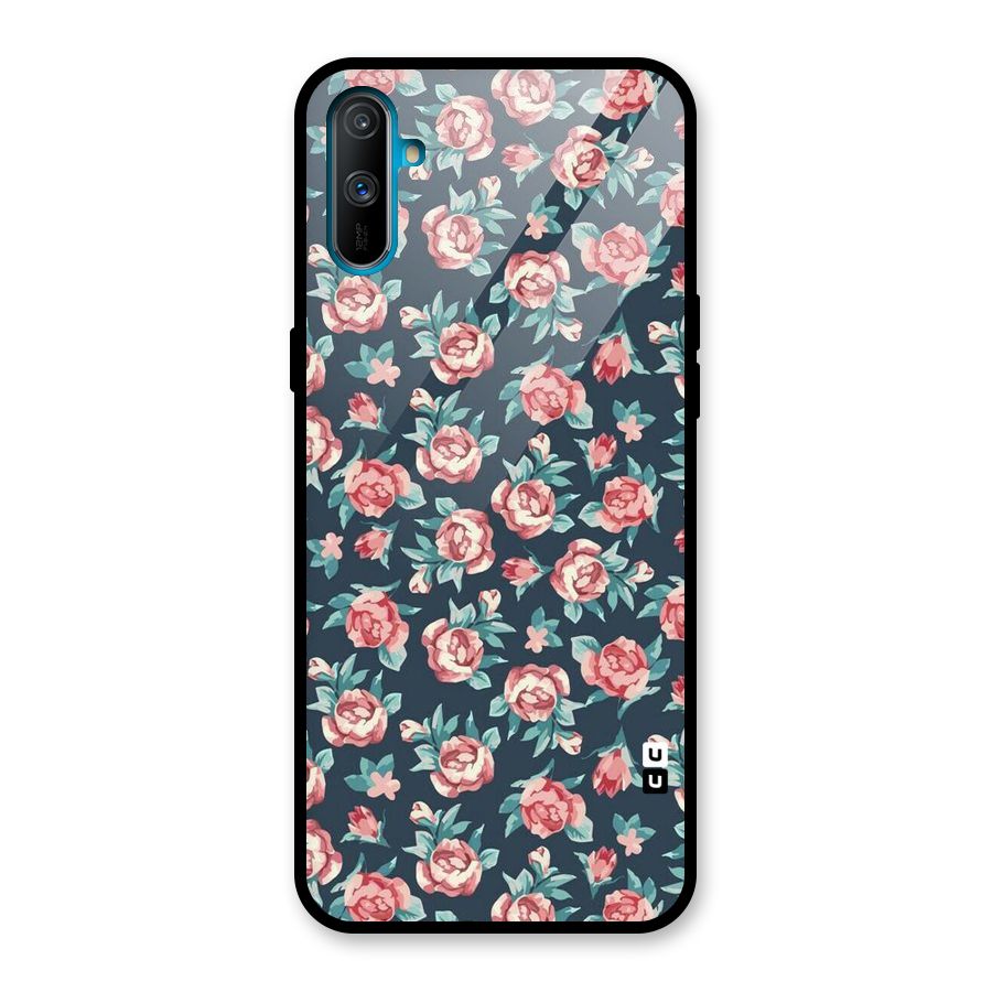 All Art Bloom Glass Back Case for Realme C3