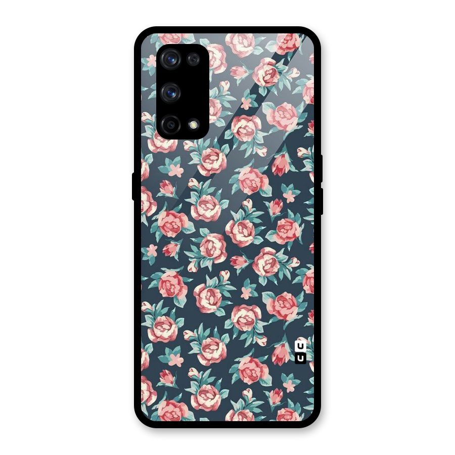 All Art Bloom Glass Back Case for Realme X7 Pro