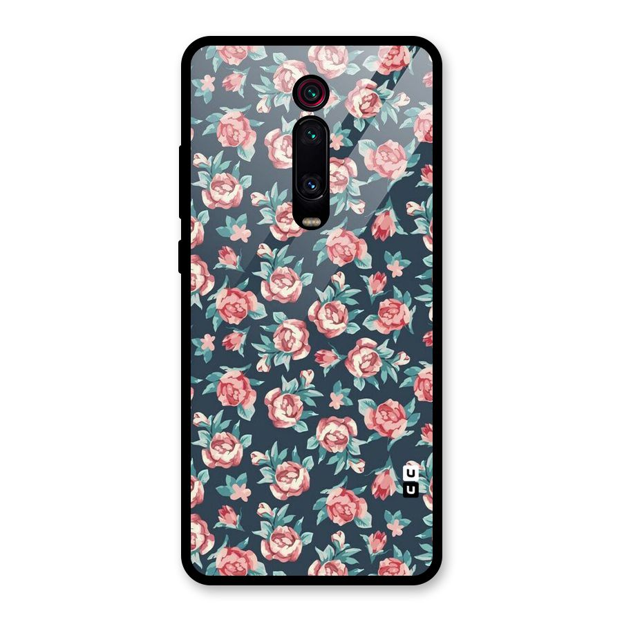 All Art Bloom Glass Back Case for Redmi K20 Pro