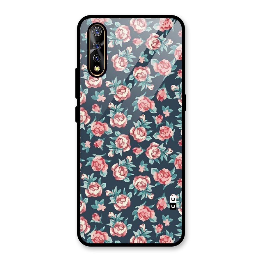 All Art Bloom Glass Back Case for Vivo S1