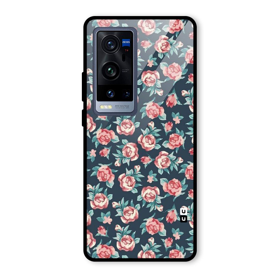 All Art Bloom Glass Back Case for Vivo X60 Pro Plus