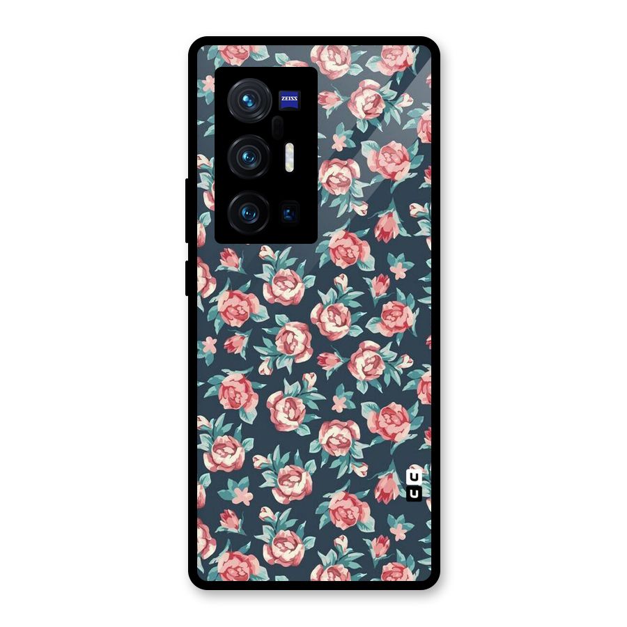 All Art Bloom Glass Back Case for Vivo X70 Pro Plus