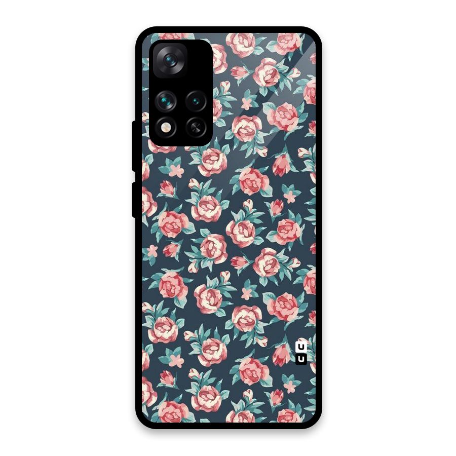 All Art Bloom Glass Back Case for Xiaomi 11i HyperCharge 5G