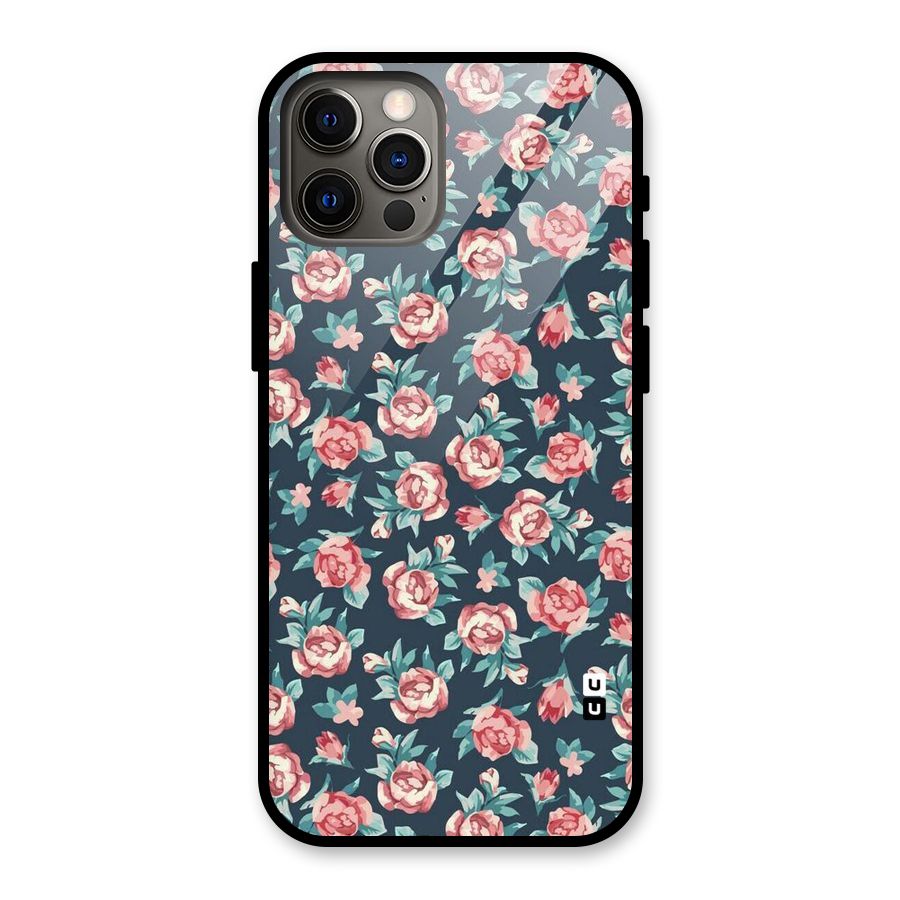 All Art Bloom Glass Back Case for iPhone 12 Pro