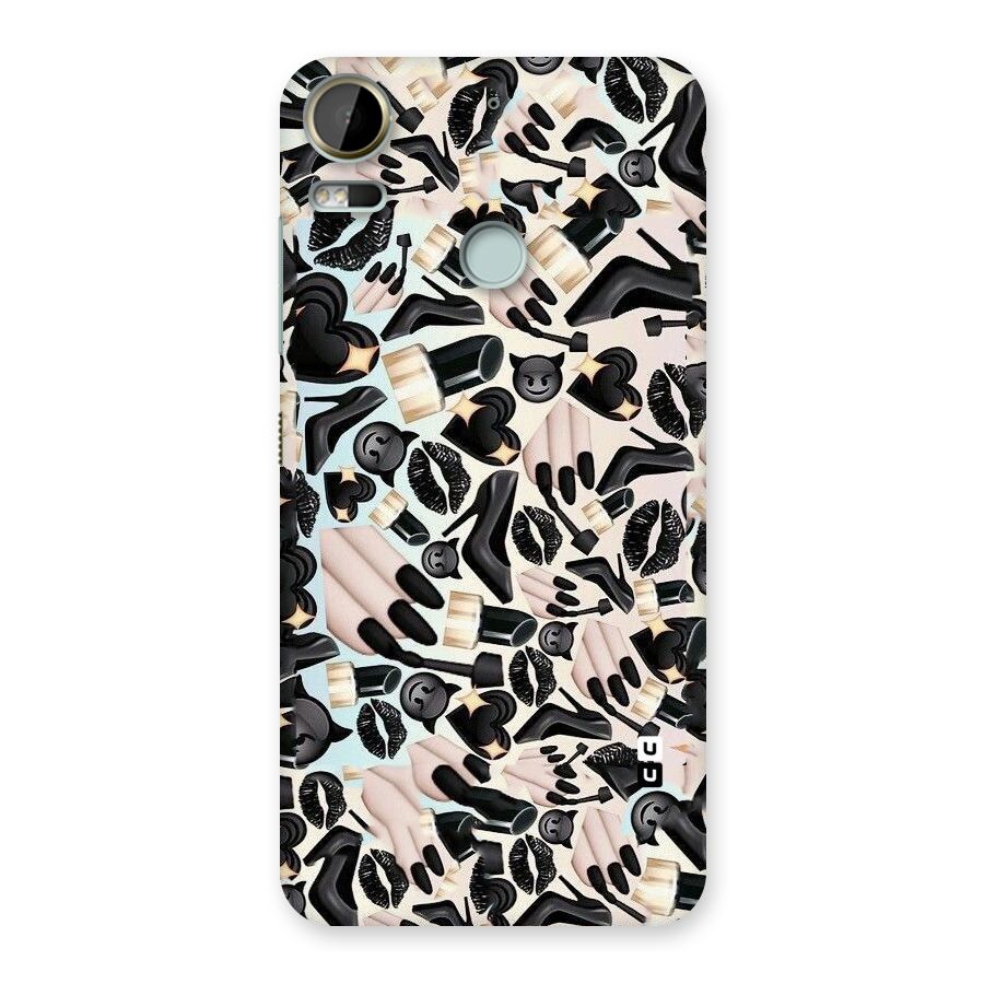 All Black Love Back Case for Desire 10 Pro