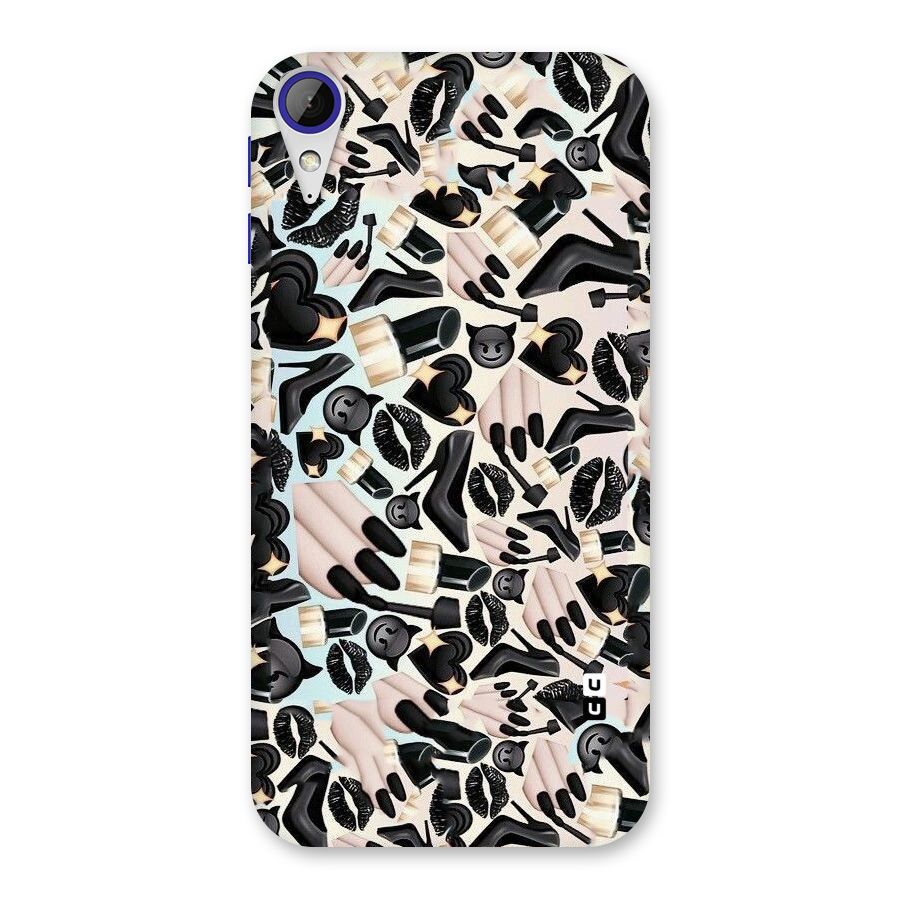 All Black Love Back Case for Desire 830