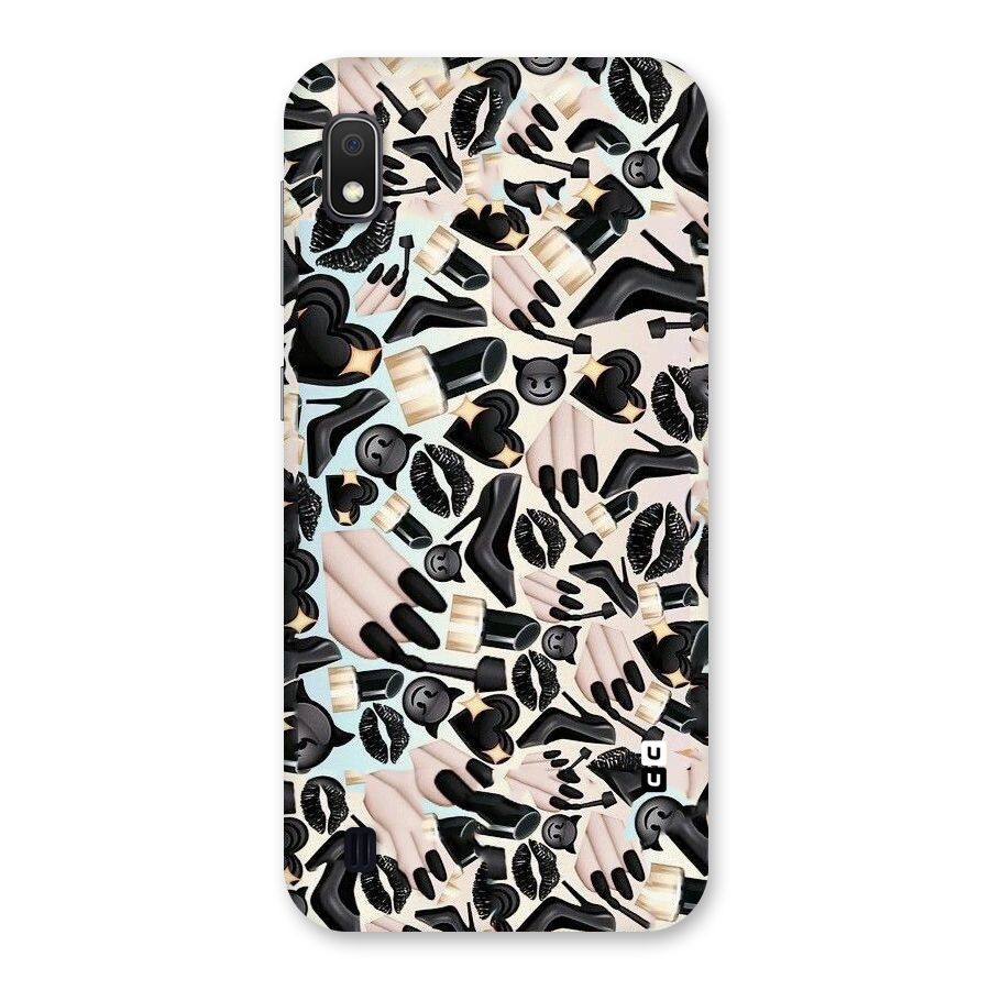 All Black Love Back Case for Galaxy A10