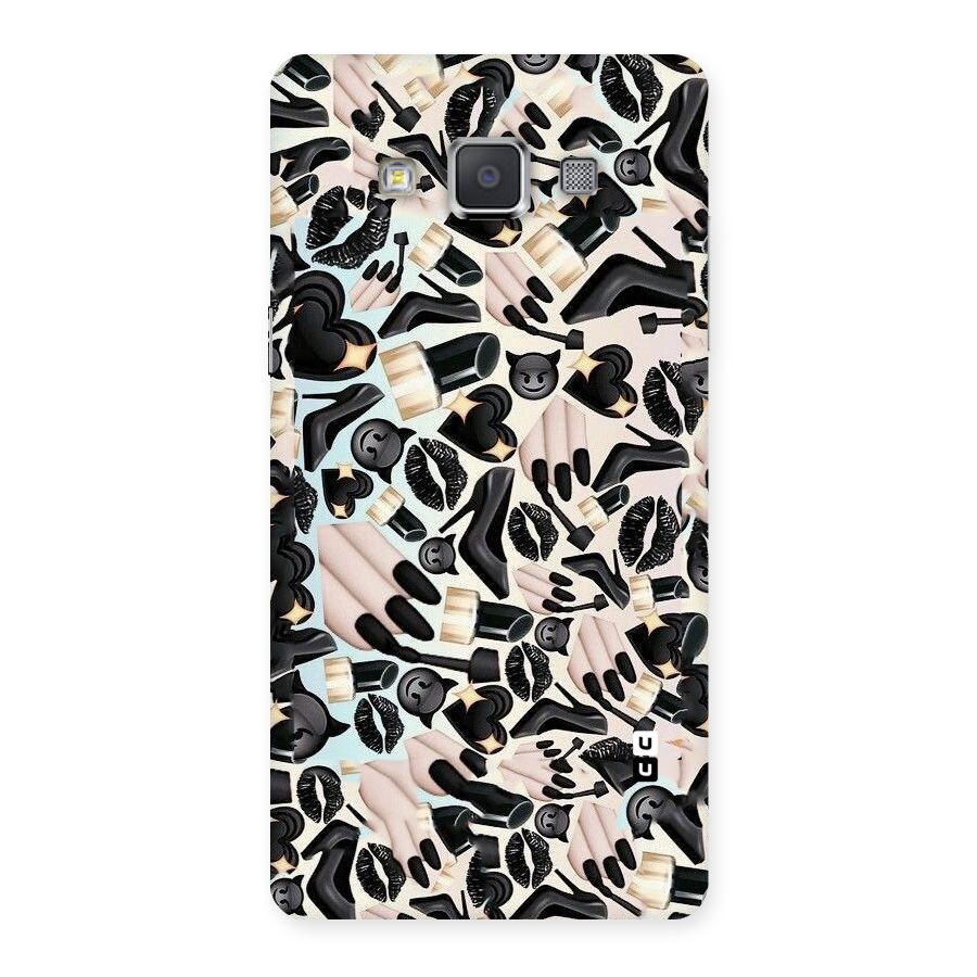 All Black Love Back Case for Galaxy Grand Max