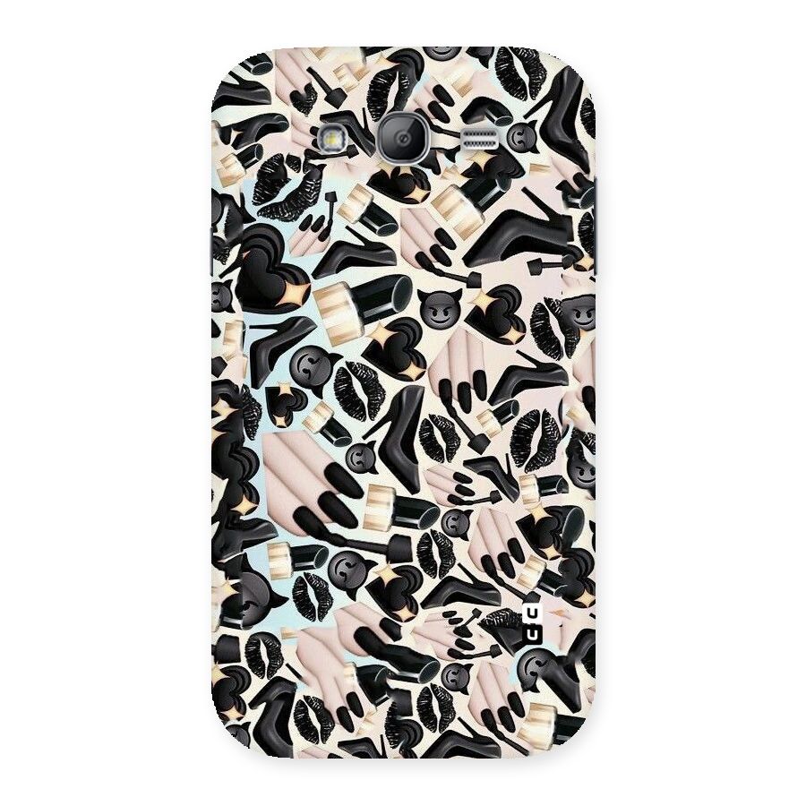 All Black Love Back Case for Galaxy Grand Neo