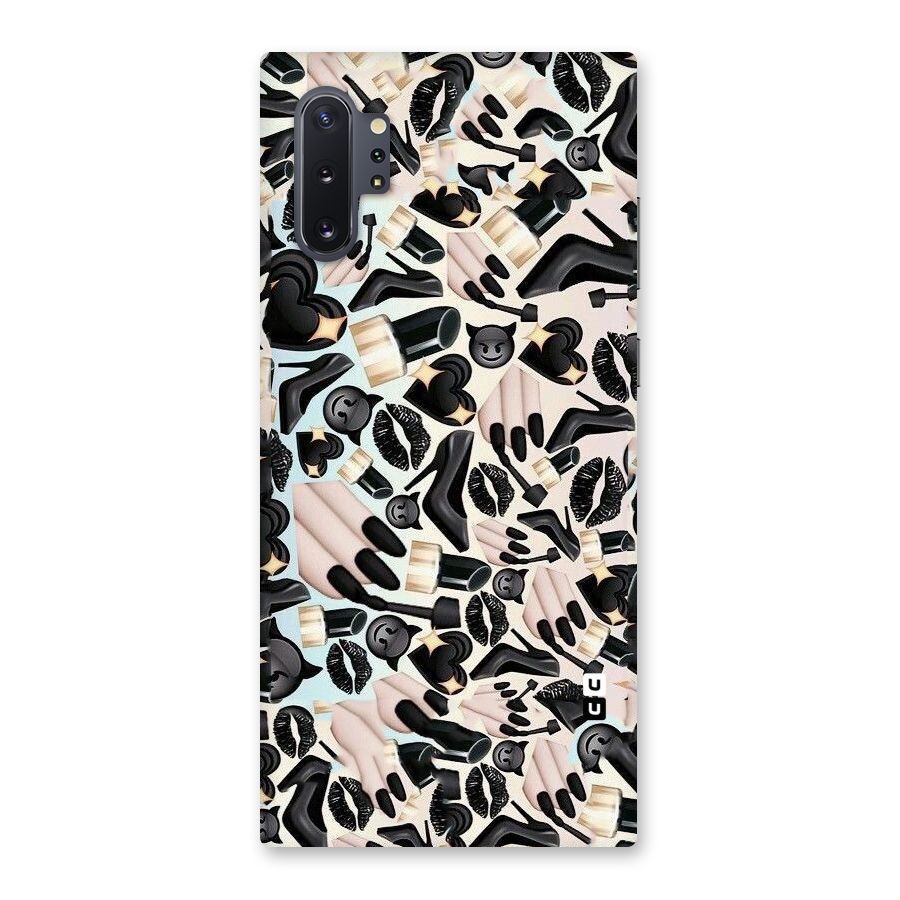 All Black Love Back Case for Galaxy Note 10 Plus