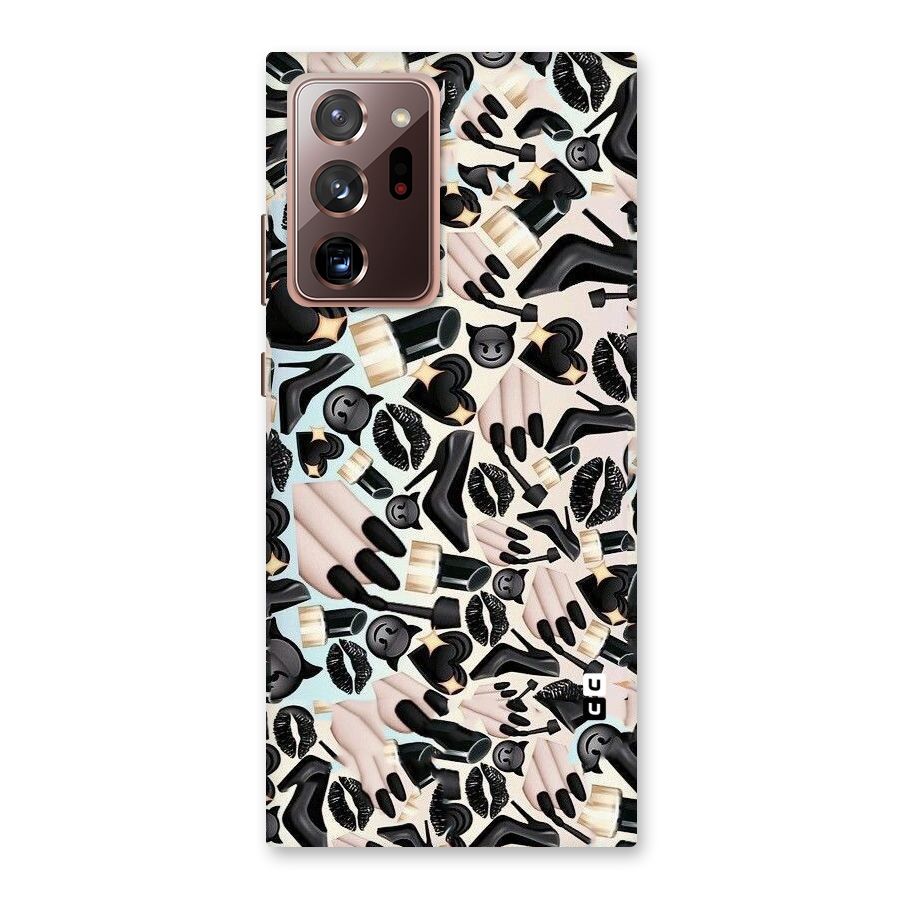 All Black Love Back Case for Galaxy Note 20 Ultra