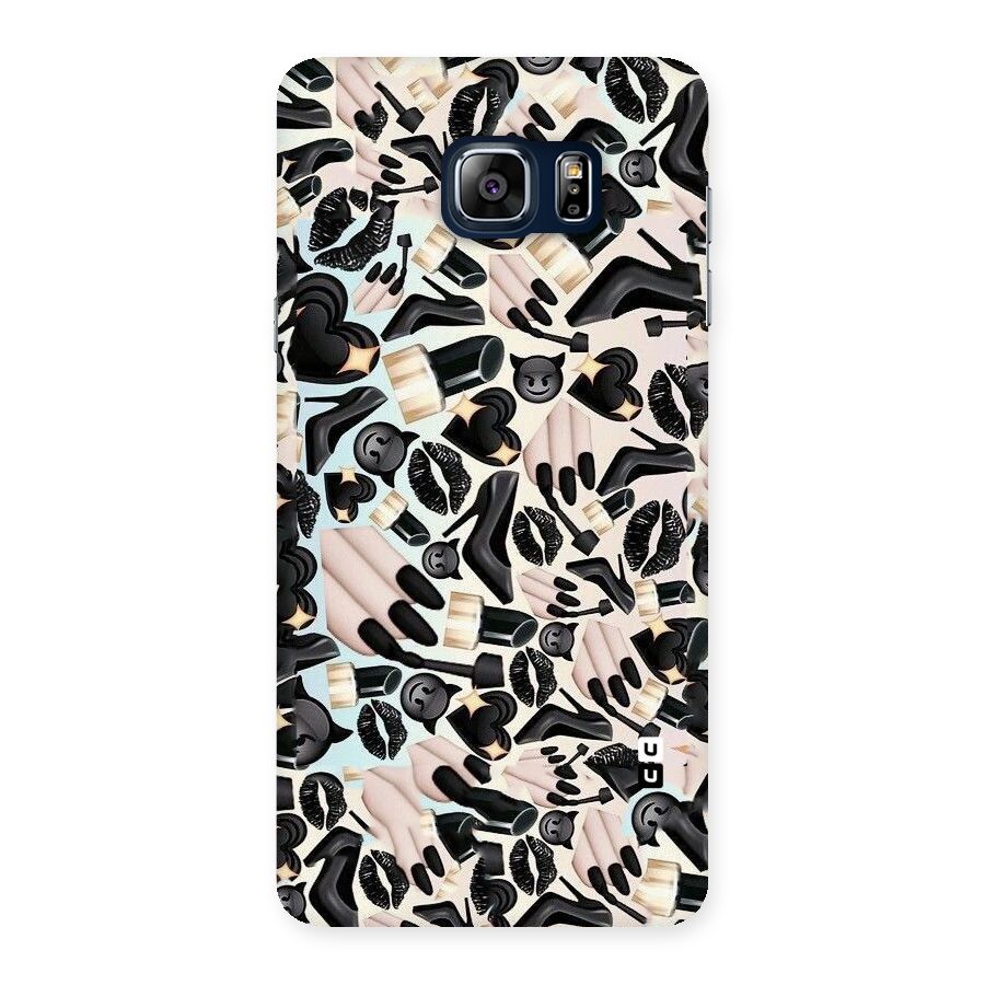 All Black Love Back Case for Galaxy Note 5