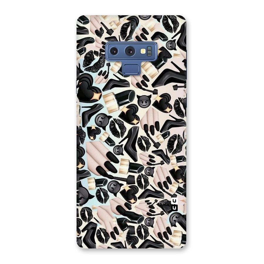 All Black Love Back Case for Galaxy Note 9