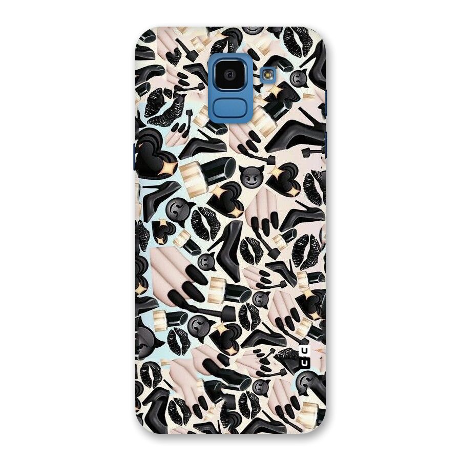 All Black Love Back Case for Galaxy On6