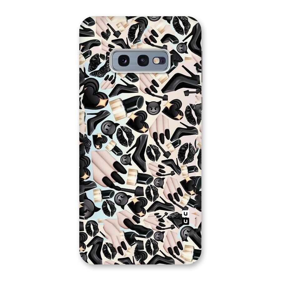 All Black Love Back Case for Galaxy S10e