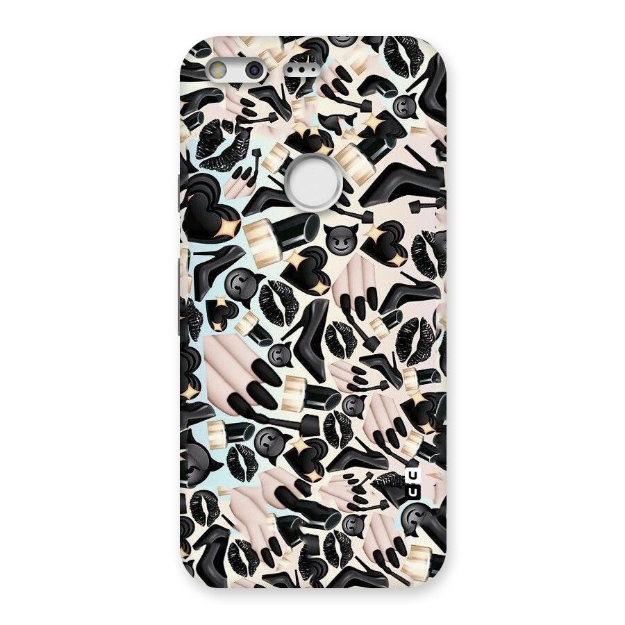 All Black Love Back Case for Google Pixel