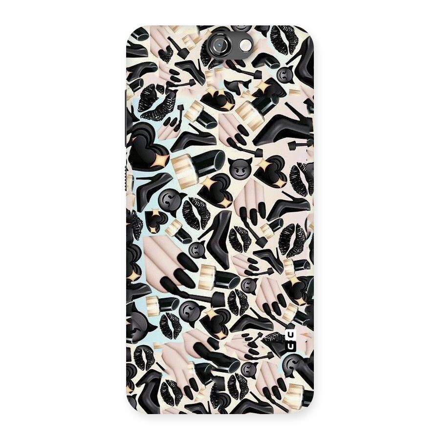 All Black Love Back Case for HTC One A9