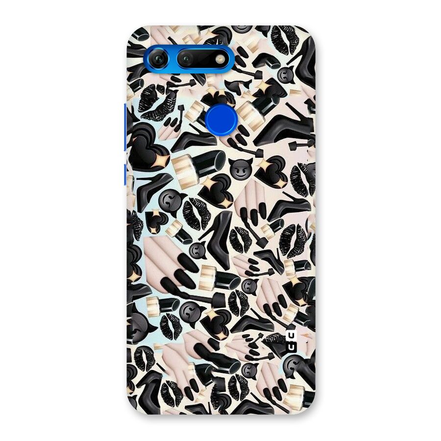 All Black Love Back Case for Honor View 20