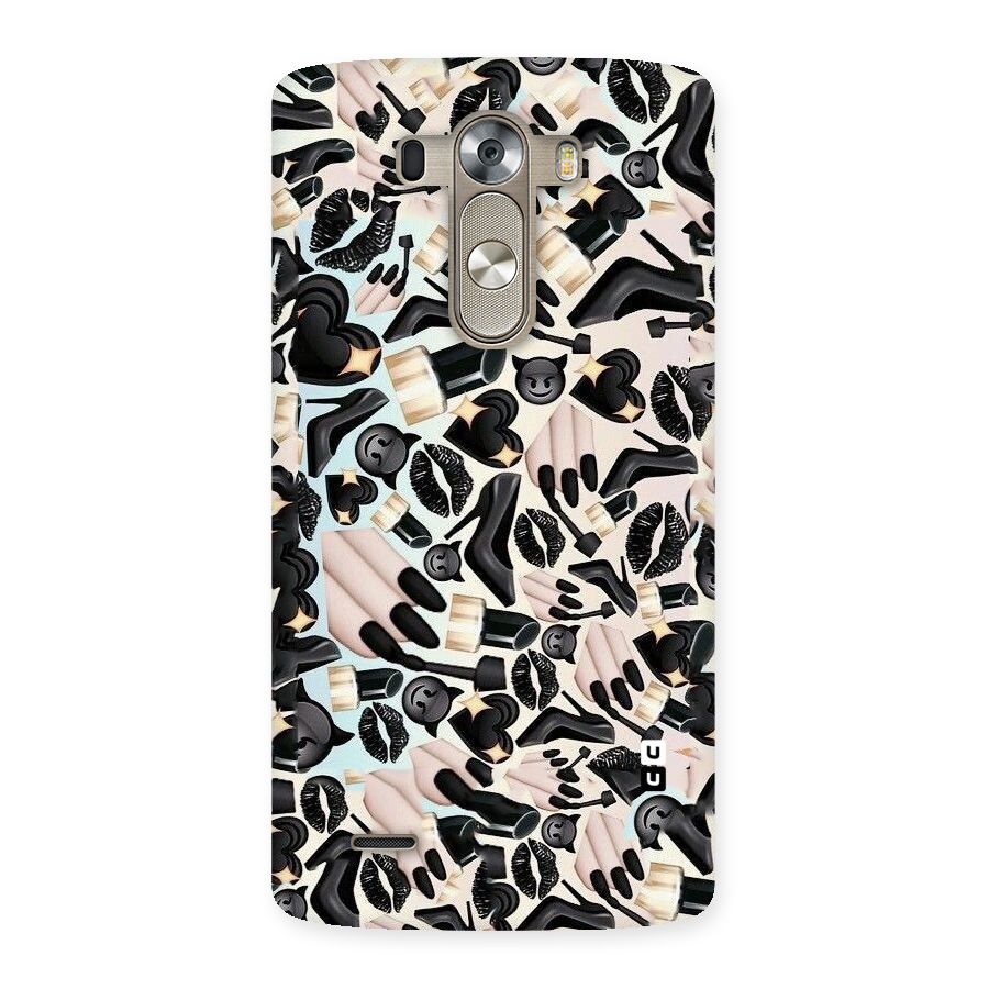 All Black Love Back Case for LG G3