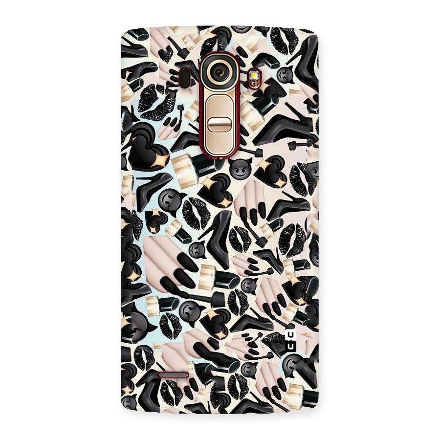 All Black Love Back Case for LG G4