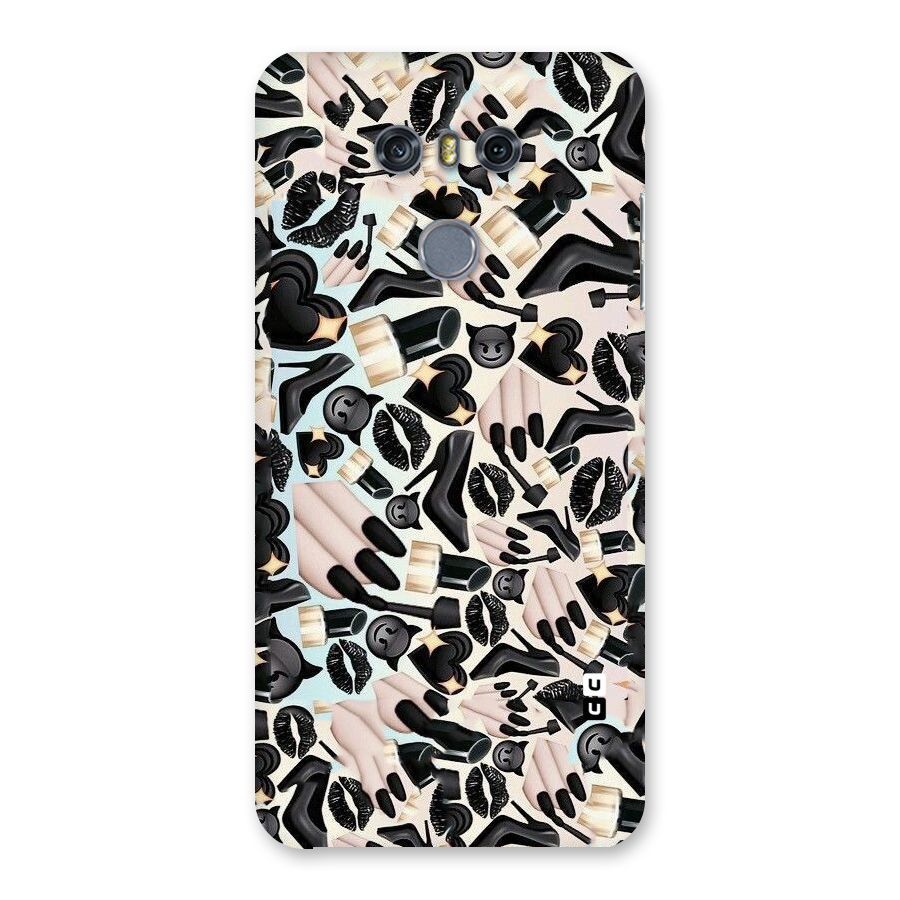 All Black Love Back Case for LG G6