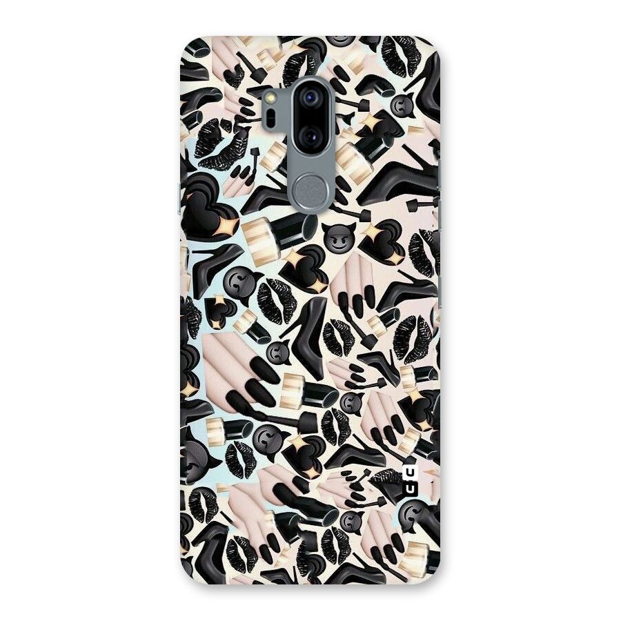 All Black Love Back Case for LG G7