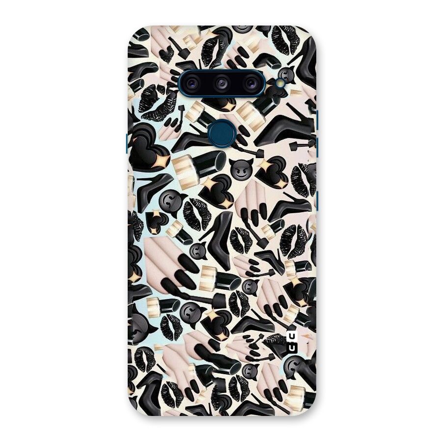 All Black Love Back Case for LG  V40 ThinQ
