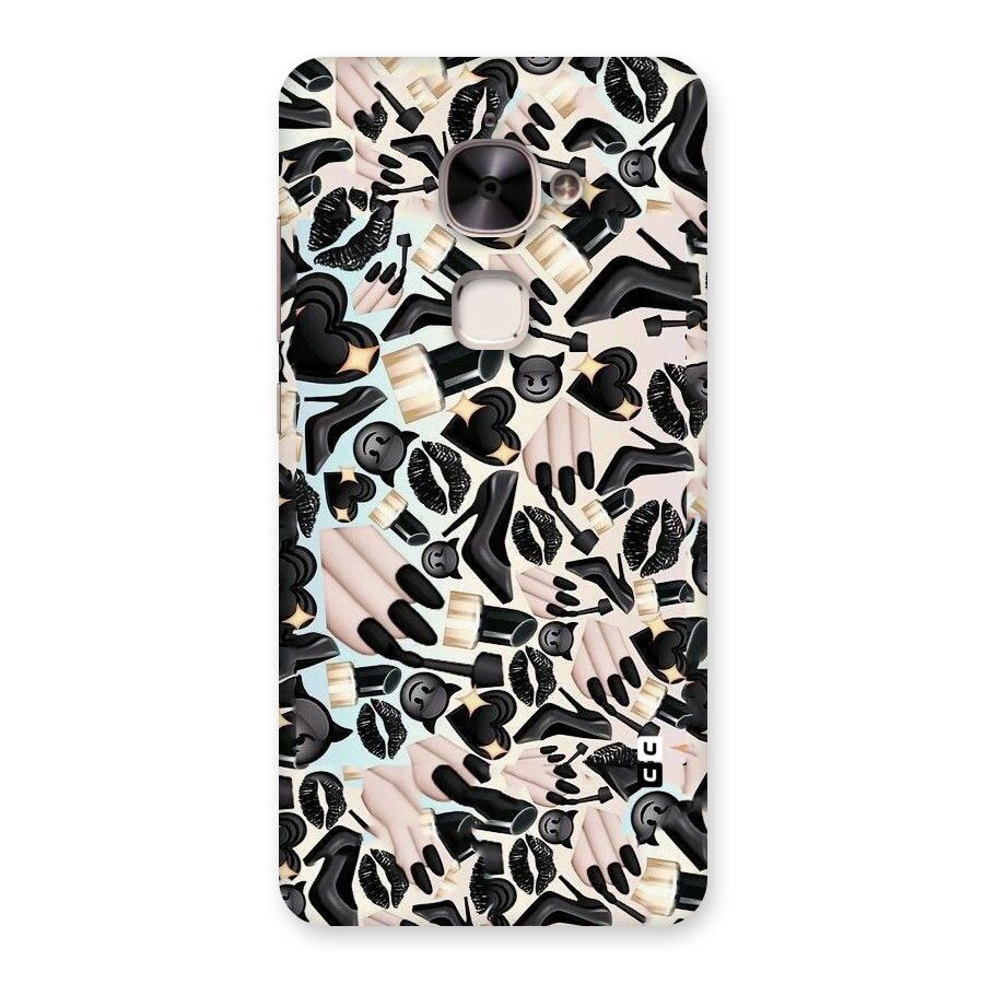 All Black Love Back Case for Le 2