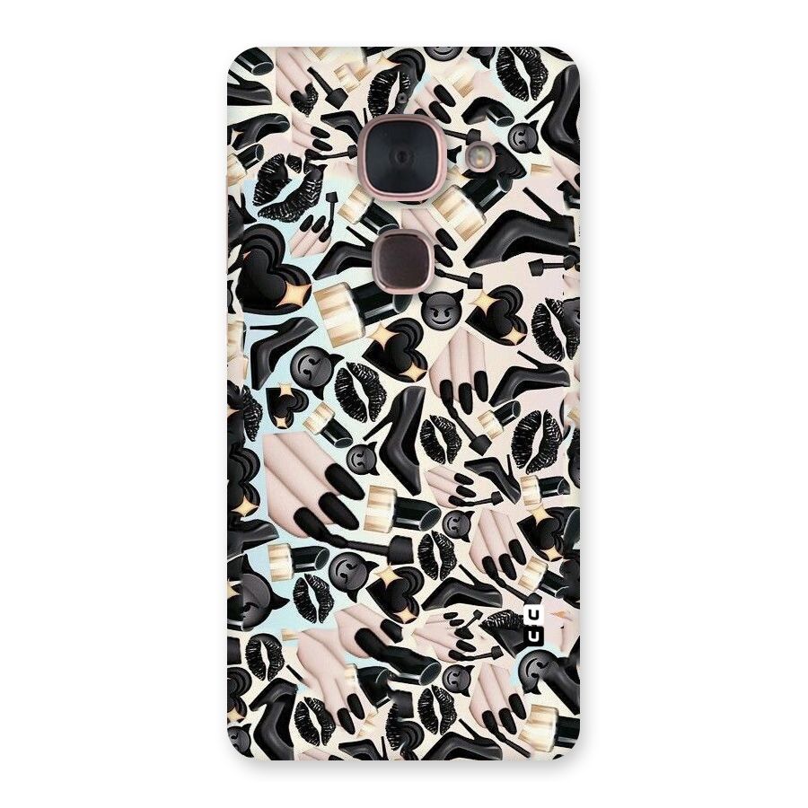 All Black Love Back Case for Le Max 2