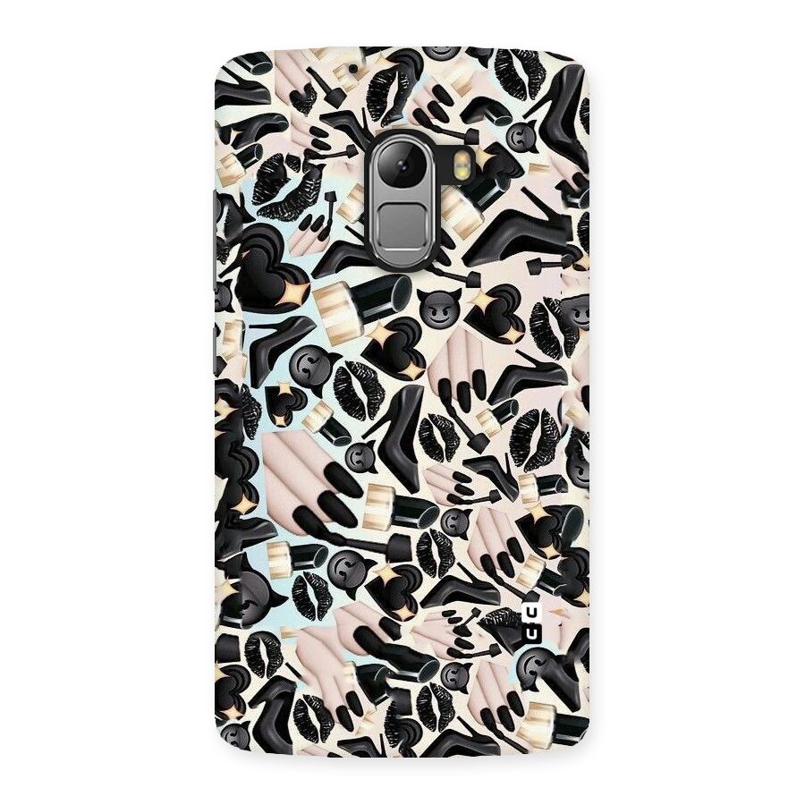 All Black Love Back Case for Lenovo K4 Note
