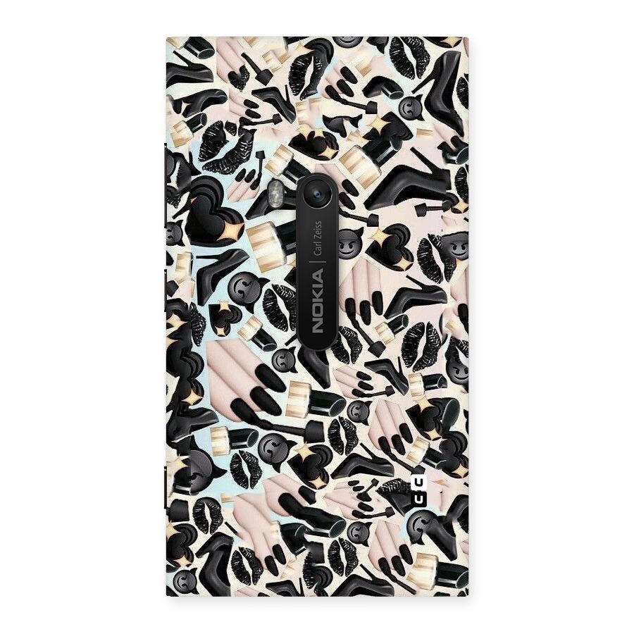 All Black Love Back Case for Lumia 920