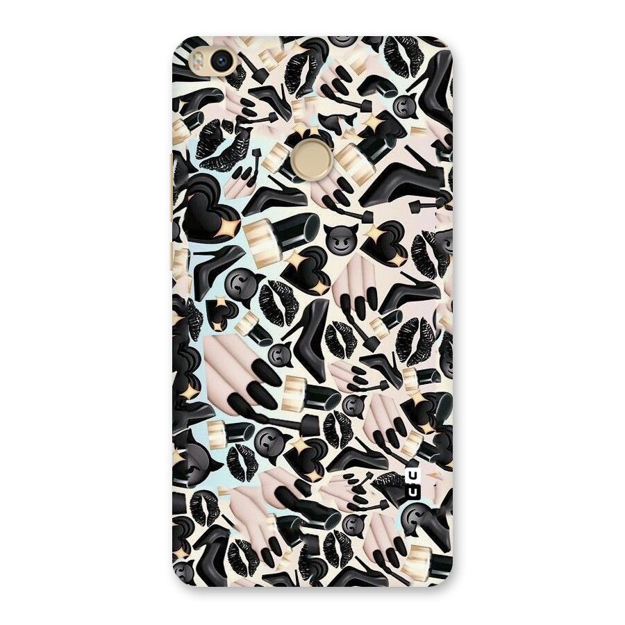 All Black Love Back Case for Mi Max 2