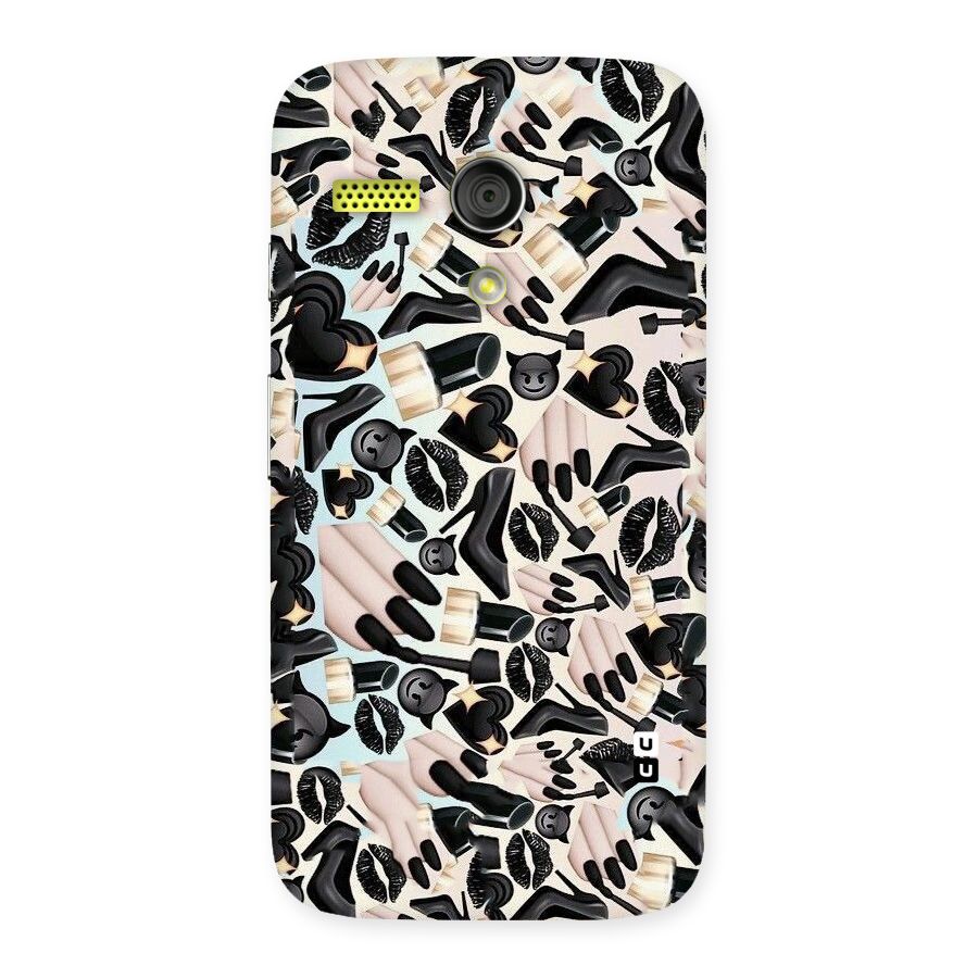 All Black Love Back Case for Moto G