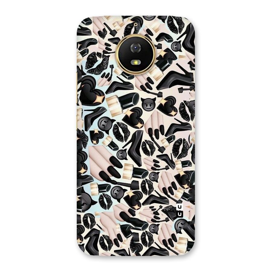 All Black Love Back Case for Moto G5s