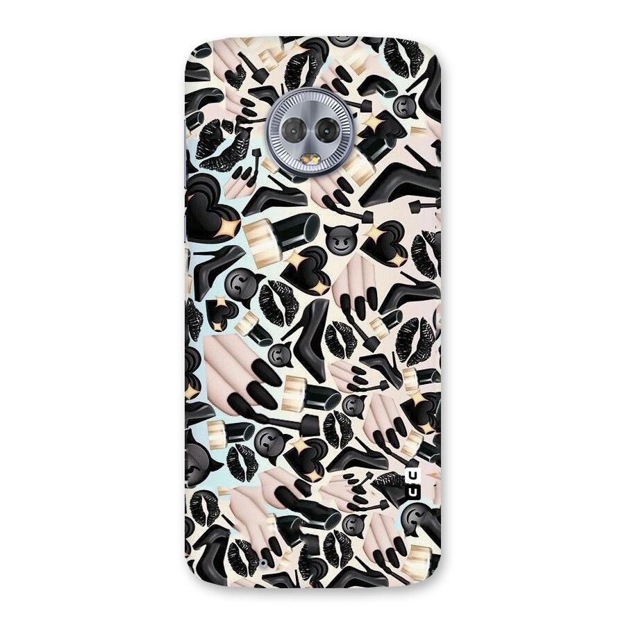 All Black Love Back Case for Moto G6