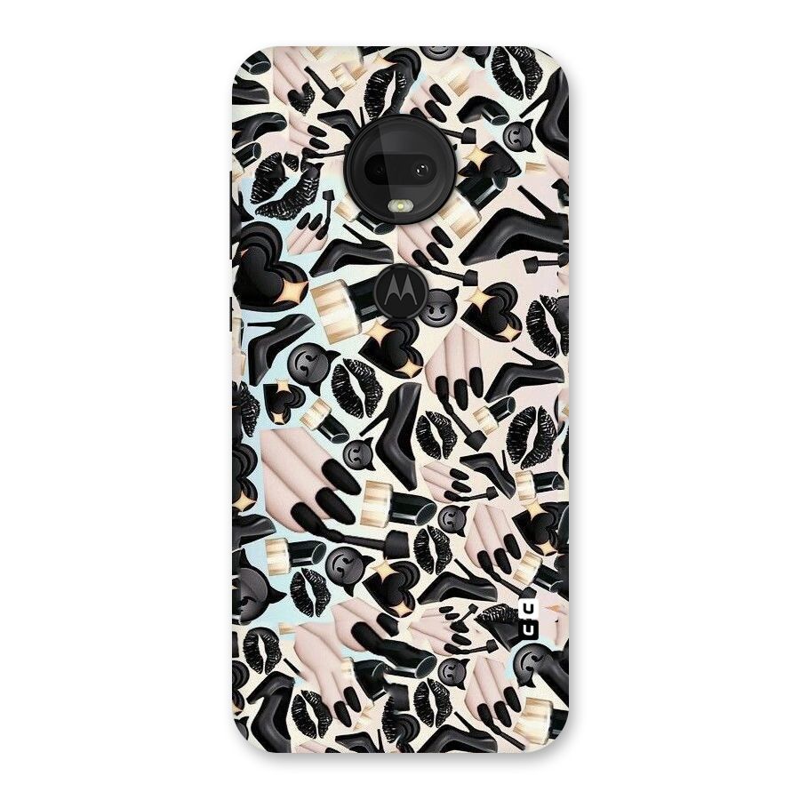 All Black Love Back Case for Moto G7