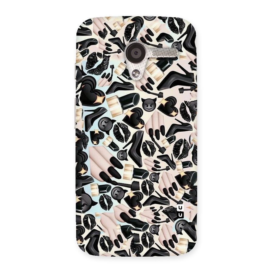 All Black Love Back Case for Moto X