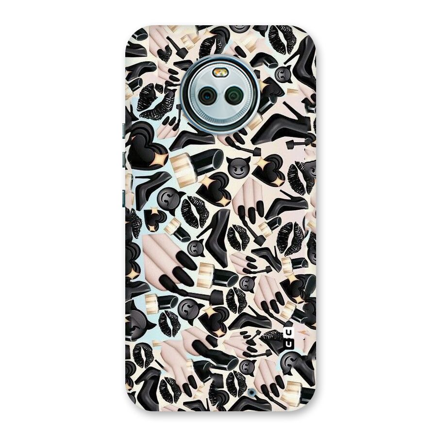 All Black Love Back Case for Moto X4