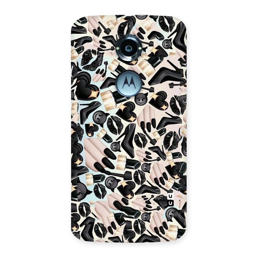 All Black Love Back Case for Moto X 2nd Gen