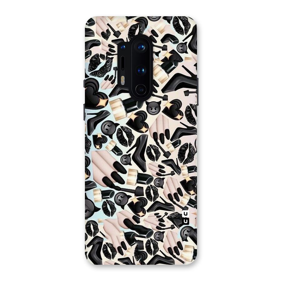 All Black Love Back Case for OnePlus 8 Pro