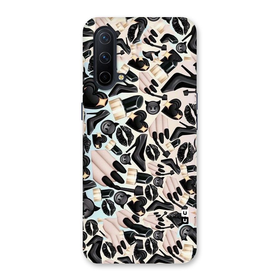 All Black Love Back Case for OnePlus Nord CE 5G