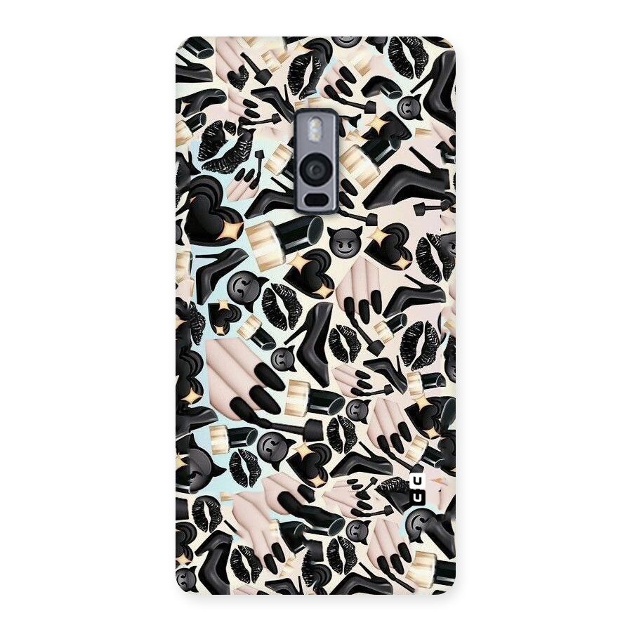All Black Love Back Case for OnePlus Two