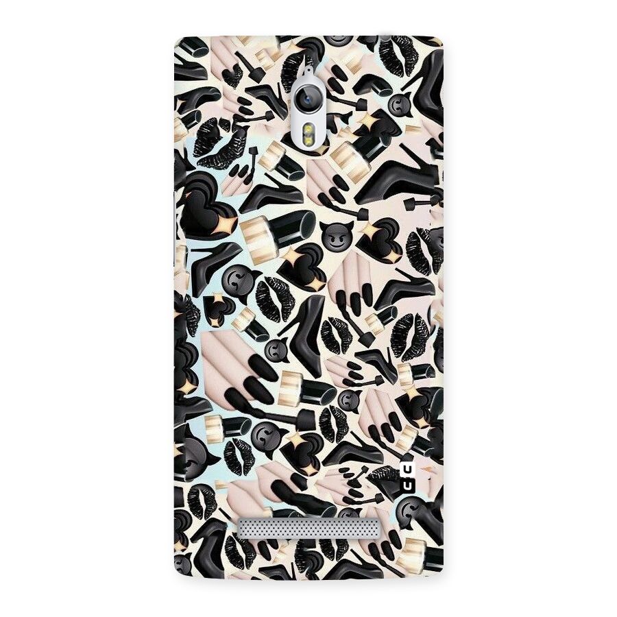 All Black Love Back Case for Oppo Find 7