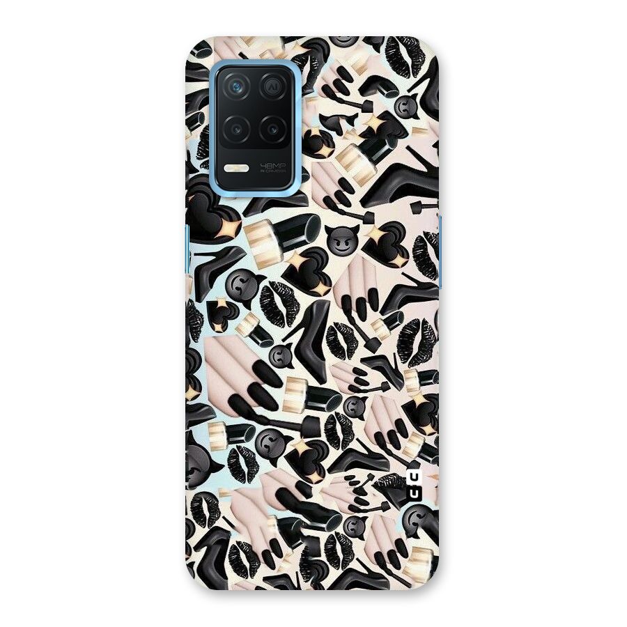 All Black Love Back Case for Realme 8 5G